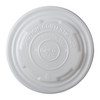 PrimeWare® Lid CPLA White For 12-32 OZ Cup Freezer Safe 50 Count/Pack 10 Packs/Case 500 Count/Case