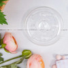 Solo® Lid Flat 3.633X0.39 IN PET Clear Round For 12-24 FLOZ Cold Cup Straw Slot Freezer Safe 50 Count/Pack 10 Packs/Case