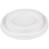 Dinex® Fenwick Lid Flat PS Translucent For 8 OZ Mug Cup Sip Through 1000/Case
