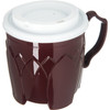 Dinex® Fenwick Lid Flat PS Translucent For 8 OZ Mug Cup Sip Through 1000/Case