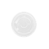 Karat® Lid Flat 3.54 IN PET Clear For 12-22 OZ Cup Identification With Hole 1000/Case