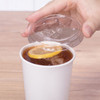 Karat® Lid 3.54 IN PET Clear For 12-22 FLOZ Cup Strawless 1000/Case