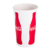 Karat® Cold Cup 44 OZ Paper Coca Cola 115MM 500/Case