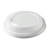 PrimeWare® Lid CPLA White For 8 FLOZ Cup Freezer Safe 50 Count/Pack 20 Packs/Case