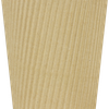 Karat® Hot Cup Insulated Ripple 8 OZ Double Wall Poly-Coated Paper Kraft 500/Case