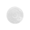 Karat® Lid Flat 3.86 IN PET Translucent For 12-14 OZ Cup No Hole 1000/Case