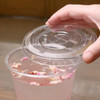 Karat® Lid Flat 3.86 IN PET Translucent For 12-14 OZ Cup No Hole 1000/Case