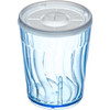 Dinex® Lid Flat PS Translucent For 9-16 OZ Cup With Hole 1000/Case
