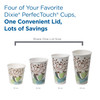 Dixie® Lid Dome Plastic White For 16-20 OZ Hot Cup Sip Through Identification 1000/Case