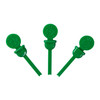 StixToGo Beverage Plug Plastic Green 2000/Case