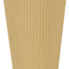 Karat® Hot Cup Insulated Ripple 12 OZ Double Wall Poly-Coated Paper Kraft 500/Case
