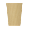 Karat® Hot Cup Ripple Insulated 16 OZ Double Wall Poly-Coated Paper Kraft 90MM 500/Case