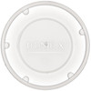 Dinex® Lid Flat PS Translucent For 6-8 OZ Cup No Hole 1000/Case