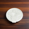Lid Plastic Round For 12-24 OZ Cup Drink-Thru Straw Slot Tear Tab 1000/Case