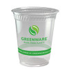 Greenware® Cold Cup 12-14 OZ PLA Clear Stock Print 1000/Case