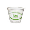 GreenStripe® Cold Cup Squat 9 OZ PLA Clear 1000/Case