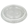 Victoria Bay 78 Series Lid Flat 3.2X0.3 IN PET Clear For 7-8-10 OZ Cold Cup Straw Slot 100 Count/Pack 20 Packs/Case