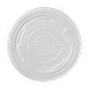 Karat Earth Lid Flat 114.6MM PLA For 12-16 OZ Cup 500/Case