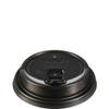 Solo® Travelock™ Lid Dome 3.7X0.9 IN PS Black For 10-24 OZ Cup Reclosable Tab Sip Through 100 Count/Pack 10 Packs/Case