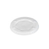 Lid Flat 3.3X0.5 IN HIPS Translucent For Cup Identification With Hole 2000/Case