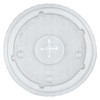 Lid Flat PS Translucent For 30-32 OZ Cold Cup With Hole Identification 1000/Case