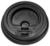 Lid Dome PS Black For 12-24 OZ Hot Cup Sip Through Lock Tab 1200/Case