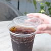 Karat Earth Lid Flat 98MM PLA Translucent For 12-24 OZ Cup 1000/Case