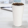 Solo® Cold Cup 21 OZ Double Sided Poly Paper (DSP) White Leak Resistant 50 Count/Bag 20 Bags/Case 1000 Count/Case
