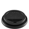 Solo® Traveler® Lid 3.78X0.72 IN HIPS Black For 12-24 OZ Hot Cup Travel 120 Count/Pack 10 Packs/Case 1200 Count/Case