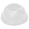 Victoria Bay Lid Dome Plastic For Cup With Hole 1000/Case