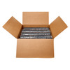 Victoria Bay Lid Flat 92MM PS Black For Hot 10 OZ Squat - 24 OZ Cup Fold Back Tear Tab 100 Count/Pack 10 Packs/Case