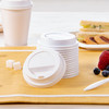Solo® Traveler® Lid Dome 3.214X0.735 IN PS White For 8 OZ Hot Cup Cappuccino Sip Through 100 Count/Pack 10 Packs/Case