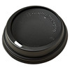 Victoria Bay Lid Dome 80MM PS Black For 8 OZ Hot Cup 100 Count/Pack 10 Packs/Case 1000 Count/Case