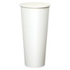 Victoria Bay Hot Cup 24 OZ Paper White Round Freezer Safe 25 Count/Pack 20 Packs/Case 500 Count/Case