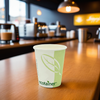 ecotainer Hot Cup 8 OZ Paper PLA White Green 1000/Case
