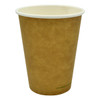 Hot Cup 12 OZ Single Wall Poly-Coated Paper PLA Kraft 1000/Case