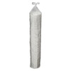 Victoria Bay Lid Flat PS White For 8 OZ Hot Cup Fold Back 100 Count/Pack 10 Packs/Case 1000 Count/Case