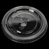 Victoria Bay Lid Flat 107MM 4.21 IN PET Clear Printed Round For 32 OZ Cold Cup Straw Slot 500/Case
