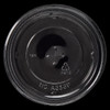 Victoria Bay Lid Flat 107MM 4.21 IN PET Clear Printed Round For 32 OZ Cold Cup Straw Slot 500/Case