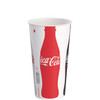 Solo® Cold Cup 32 OZ Double Sided Poly Paper (DSP) Multicolor Coca-Cola® Stock Print 40 Count/Pack 12 Packs/Case