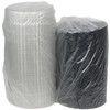 Bakery Container & Lid Combo 8IN Cake 9.75X2.5 IN PET Black Clear Fluted 100/Case