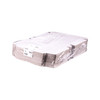 Donut Box 3 CT 13X9X3 IN Clay-Coated Kraft Board White Kraft Rectangle Lock Corner 200/Bundle