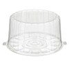 Essentials Cake Container & Lid Combo With Dome Lid 10.125X11.25X5.125 IN RPET Clear Round Double-Layer 100/Case