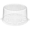 Essentials Cake Container & Lid Combo 11X12.4375X5.75 IN RPET Clear Round Double-Layer 50/Case