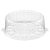 Essentials Cake Container & Lid Combo 11X12.4375X4.125 IN RPET Clear Round Single-Layer 50/Case