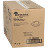 Lid Flat 4X0.3 IN RPET Clear For 12-24 OZ Cold Cup No Hole 1020/Case