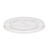 EarthChoice® Lid Flat 4.3X0.3 IN RPET Clear For 32 OZ Cold Cup With Hole 975/Case