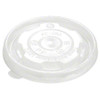 Lid Flat PP Translucent For 8 FLOZ Cup 1000/Case