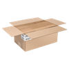 Pie Box 9X9X2.5 IN Kraft With Window 100/Case