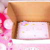 Bakery Box Oversize 20.5X14.5X5 IN Clay-Coated Kraft Board White Lock Corner 50/Case